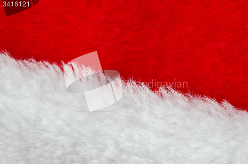 Image of Red and white fur