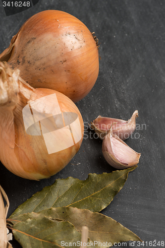 Image of Cooking ingredients for mediterranean cuisine