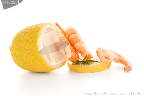 Image of Shrimp with lime