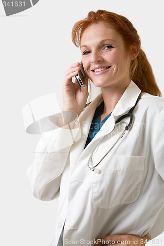 Image of Doctor on a call