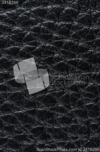 Image of Black leather texture