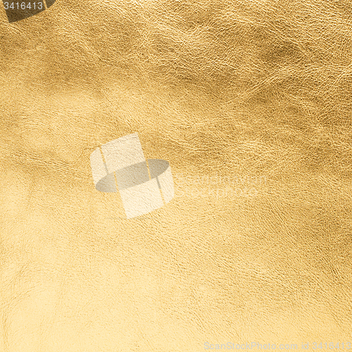 Image of Golden color leather