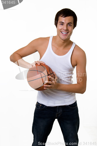 Image of Playing basketball