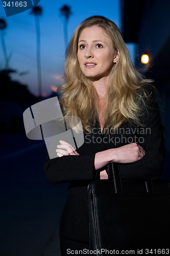 Image of Business woman outside