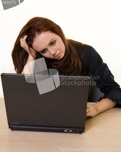 Image of Depressed Secretary