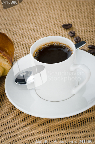 Image of Cup of black coffee 
