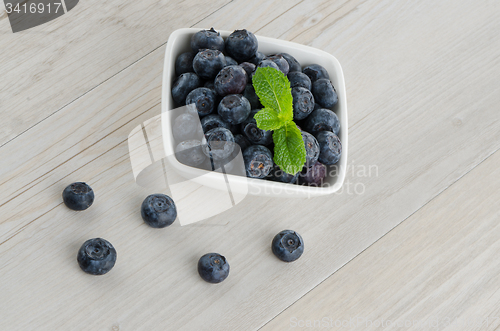 Image of Blueberries in small bowl