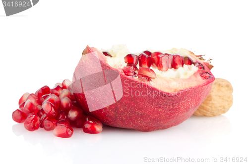 Image of Ripe pomegranate fruit