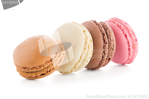 Image of Colorful French Macarons