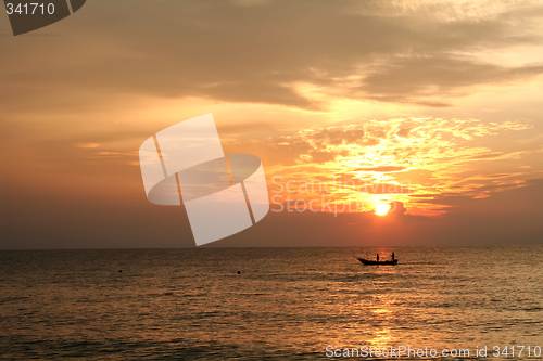 Image of Sunrise fishing boat