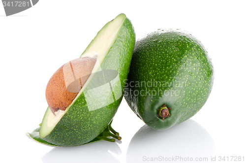 Image of Avocados on white 