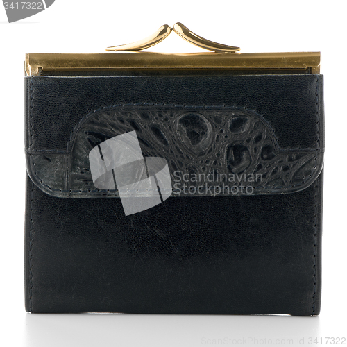 Image of Black Leather Purse 