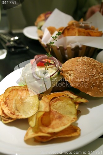 Image of Elegant hamburger