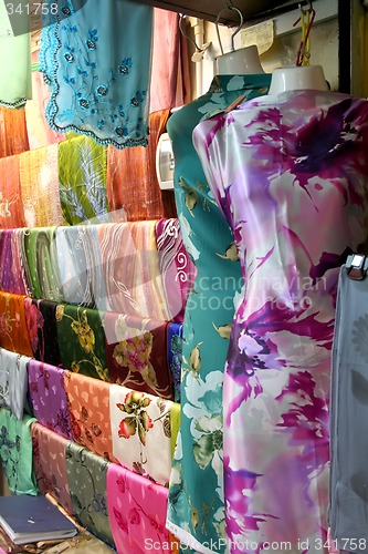 Image of Traditional asian fabrics