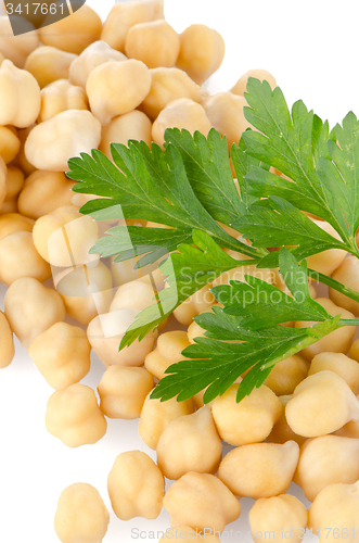 Image of Pile of chickpeas