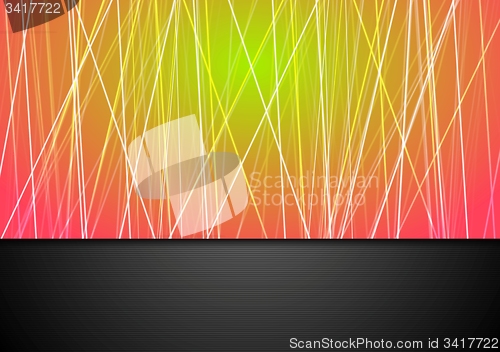 Image of Corporate tech background with lines