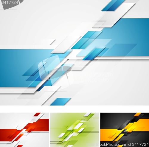 Image of Abstract bright corporate tech background