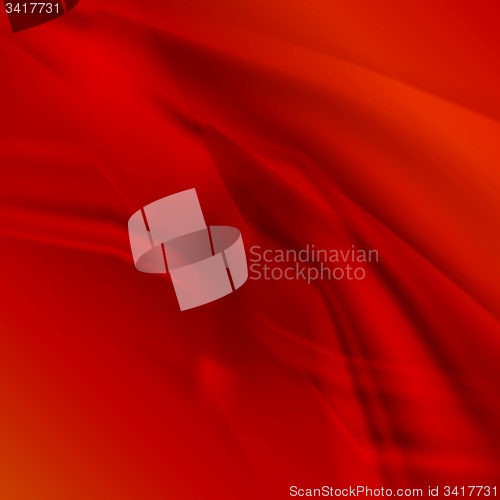 Image of Abstract smooth lines vector red background
