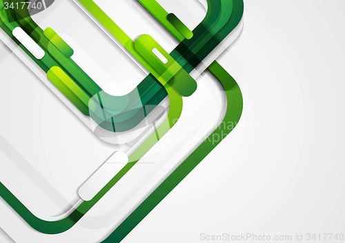 Image of Abstract green geometric corporate background