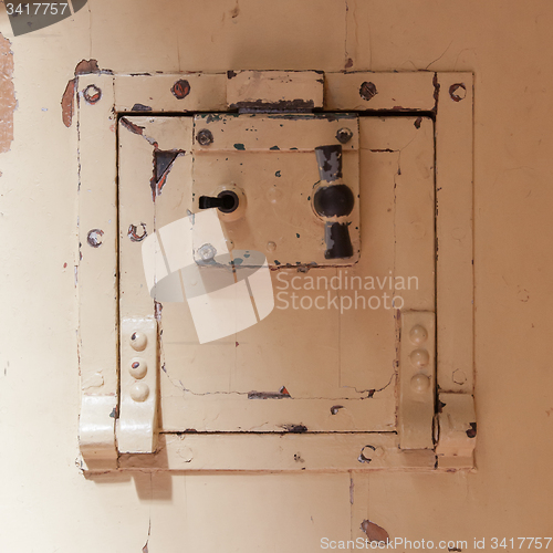 Image of Very old prison door