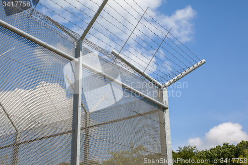 Image of Fence around restricted area