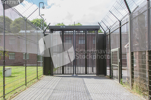 Image of Large gate at an old jail