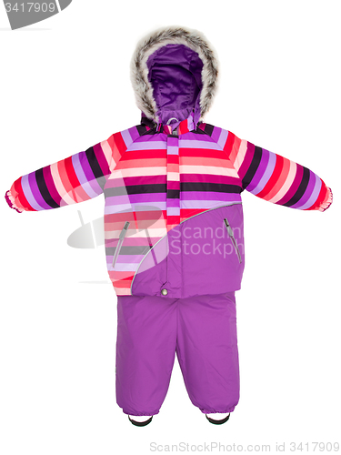 Image of Childrens snowsuit fall