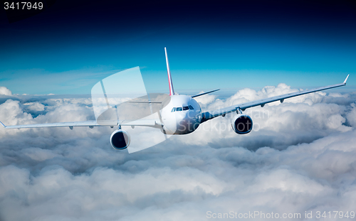 Image of Passenger Airliner in the sky