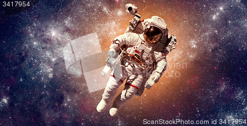 Image of Astronaut in outer space