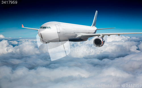 Image of Passenger Airliner in the sky