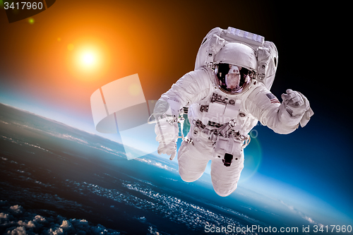 Image of Astronaut in outer space