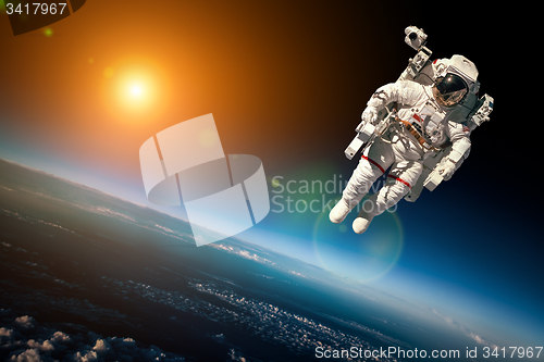 Image of Astronaut in outer space