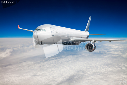 Image of Passenger Airliner in the sky