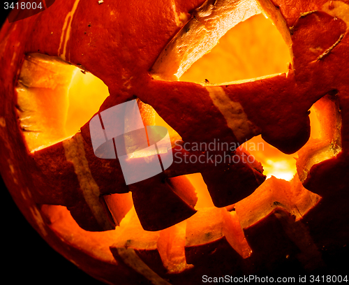 Image of Halloween, old jack o lantern