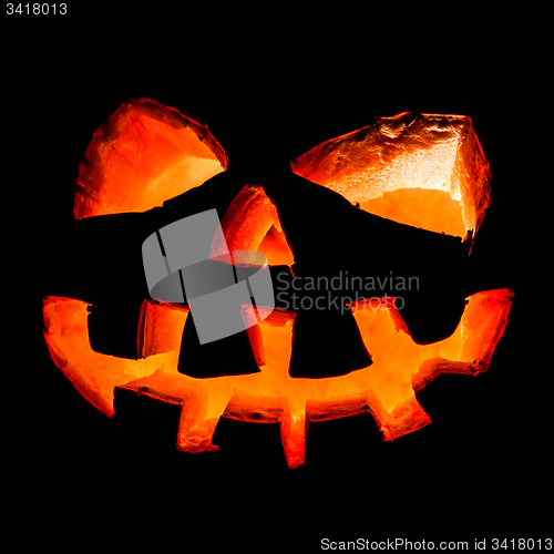 Image of Halloween, old jack o lantern