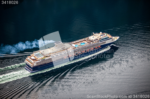 Image of Cruise Liners On Hardanger fjorden, Norway