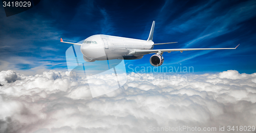 Image of Passenger Airliner in the sky