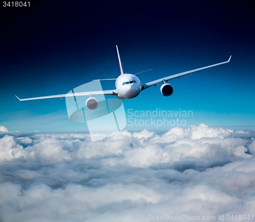 Image of Passenger Airliner in the sky