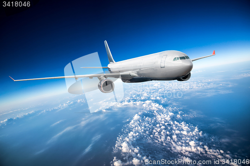 Image of Passenger Airliner in the sky