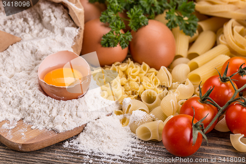 Image of Pasta ingredients