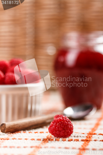 Image of Ripe raspberries
