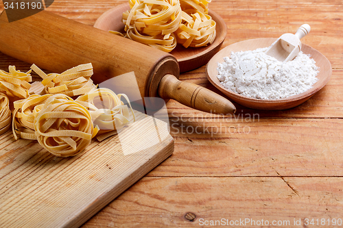 Image of Pasta and rolling-pin