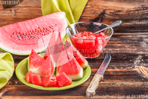 Image of Still life of watermelon
