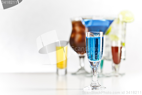 Image of Curacao shot drink