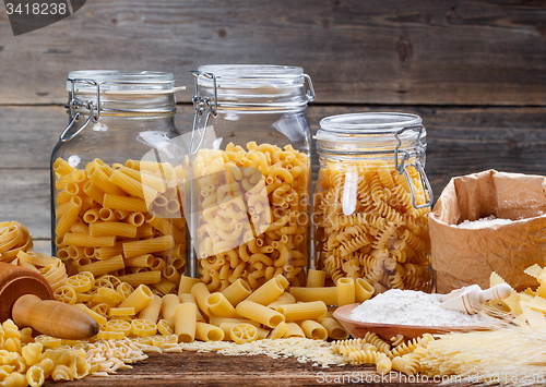 Image of Various pasta 