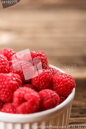 Image of Fresh raspberries 