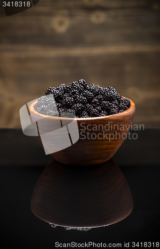 Image of Fresh blackberries