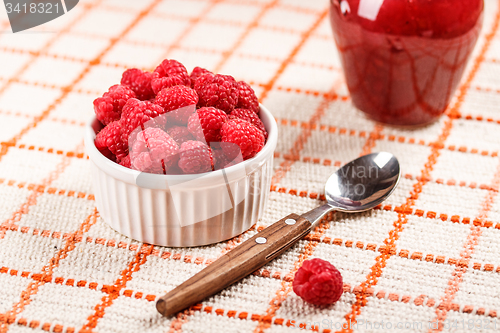 Image of Ripe raspberries