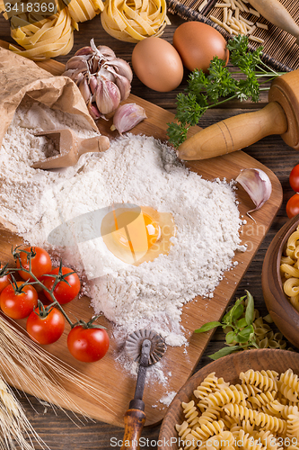 Image of Pasta ingredients