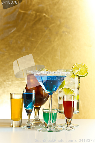 Image of Cocktails with alcohol